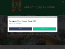 Tablet Screenshot of greengates.edu.mx